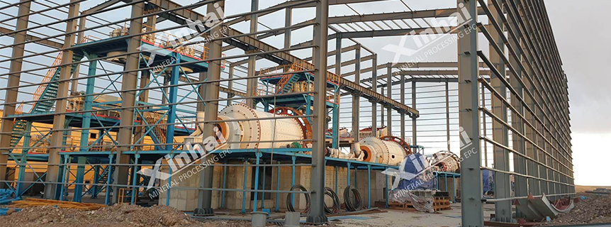 The operation of the iron ore ball mill.jpg